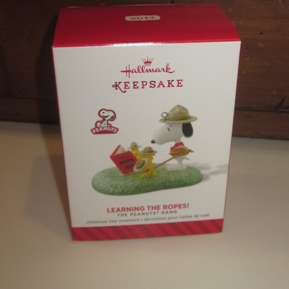 Snoopy Learning the Ropes Peanuts Hallmark Ornament